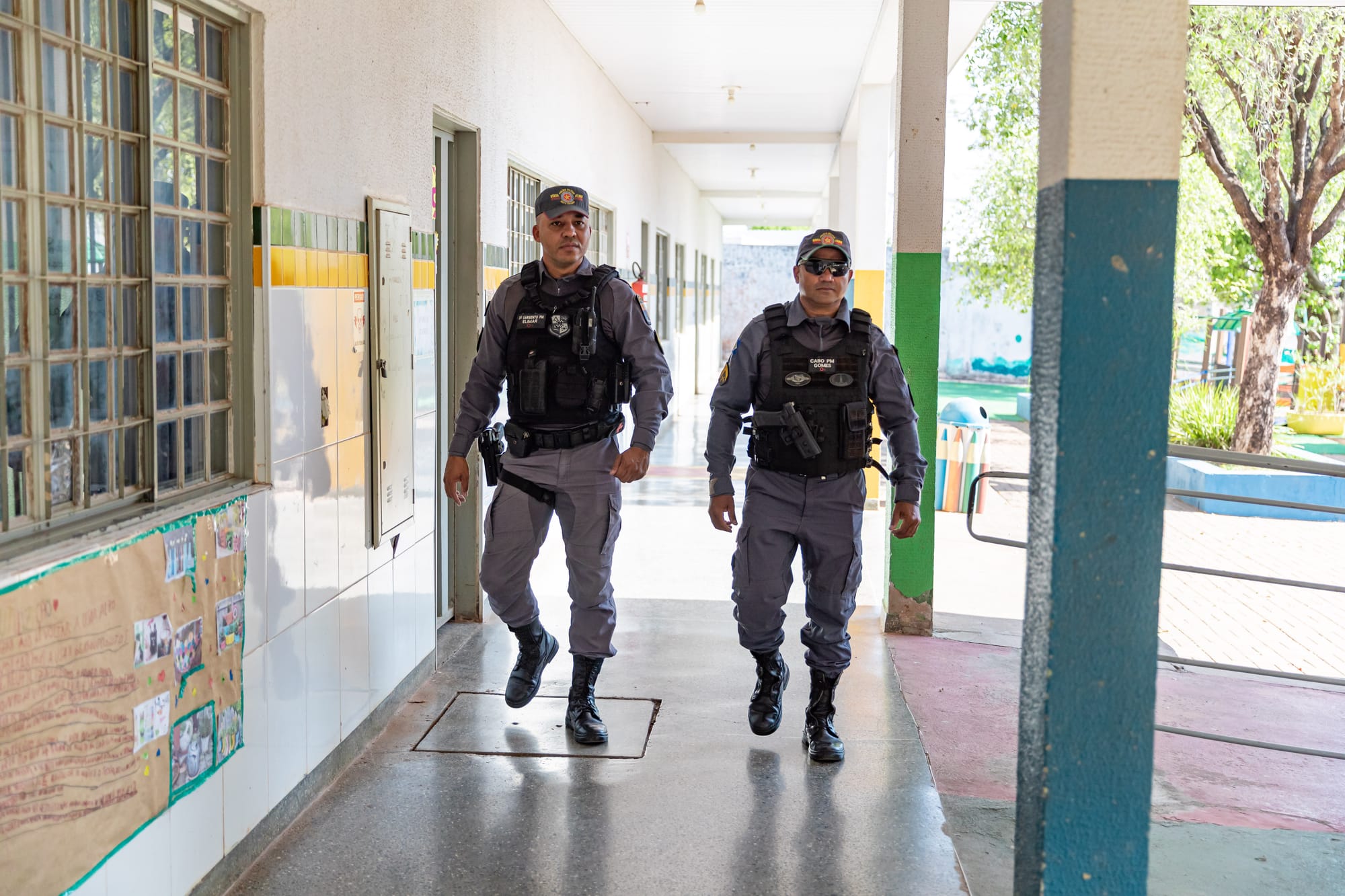 Parceria da Prefeitura de Cuiabá com a PM reforça segurança nas escolas