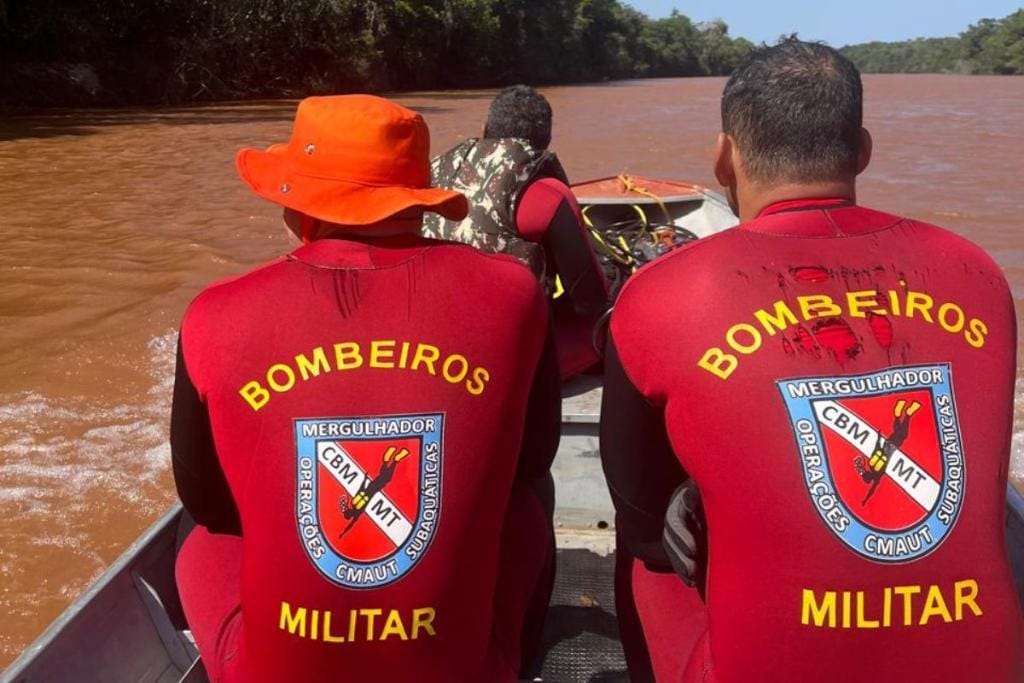 Corpo de Bombeiros localiza corpo de jovem de 20 anos em margem de Rio Arinos