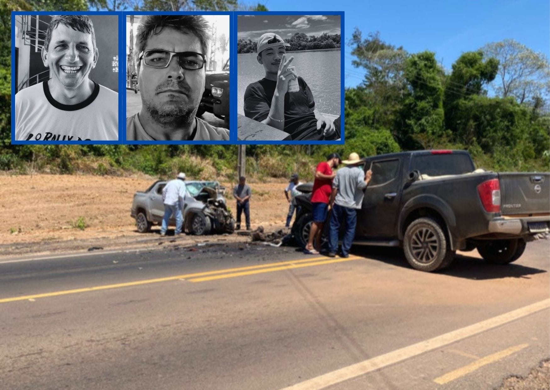 Três morrem e três ficam feridos em acidente na MT-208, em Alta Floresta; veja vídeo