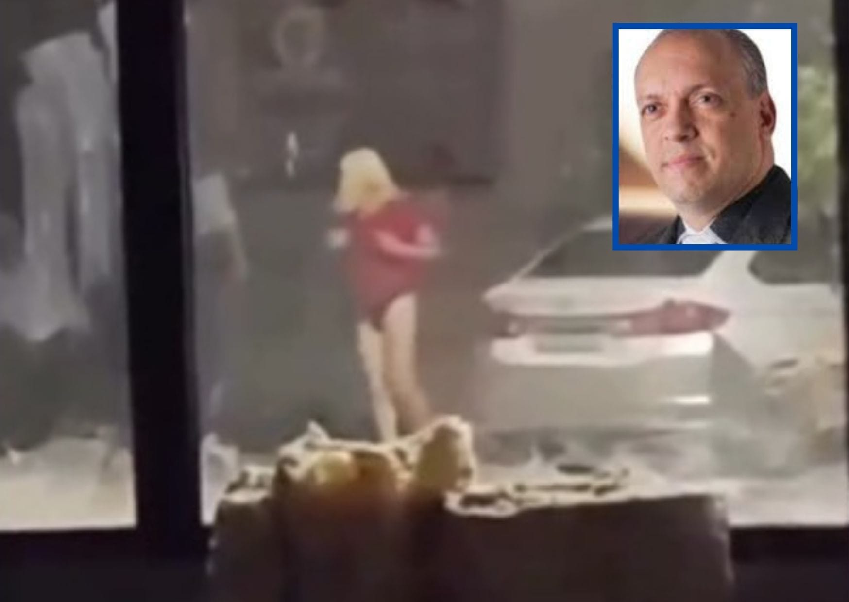 Pastor volta a ser flagrado com roupas femininas e peruca loira e bar movimentado