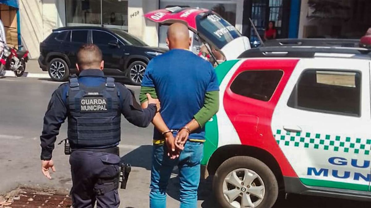 Guarda Municipal prende homem por assediar sexualmente mulher no centro de VG