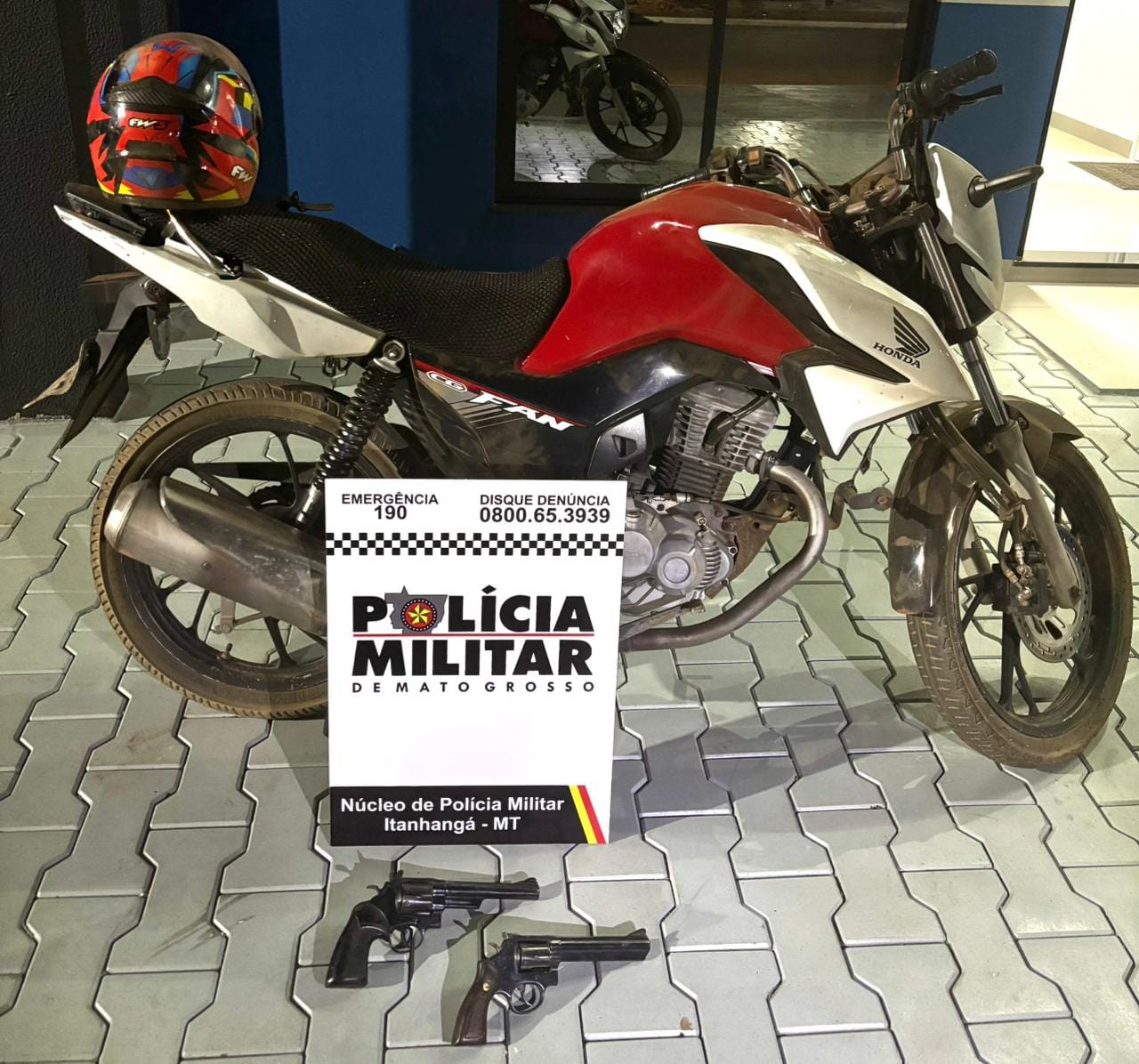 Polícia Militar apreende armas de fogo durante ação contra facção criminosa em MT