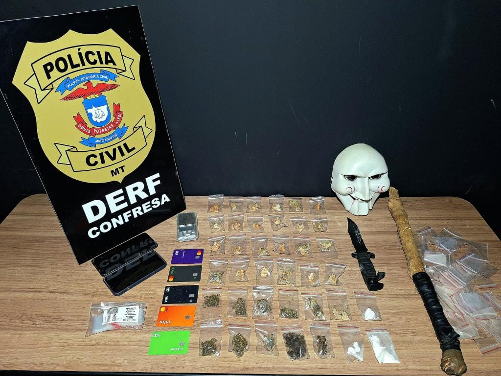 Polícia Civil desmantela facção criminosa e prende cinco suspeitos em Confresa