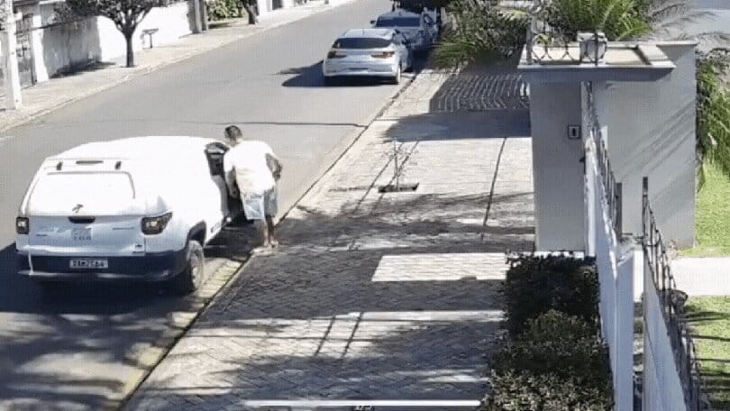 Homem é preso em flagrante após furtar encomendas de veículo de entrega em Sorriso