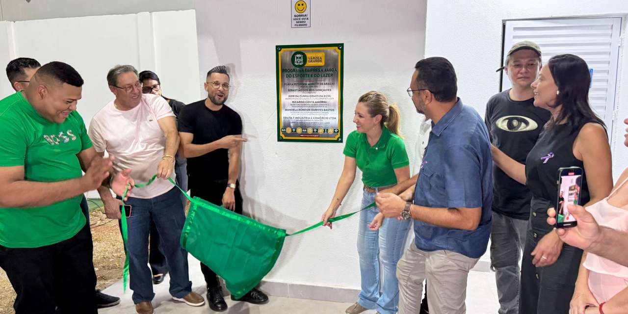 Prefeita de VG realiza primeira entrega do programa ‘Empresa Amiga do Esporte e Lazer’