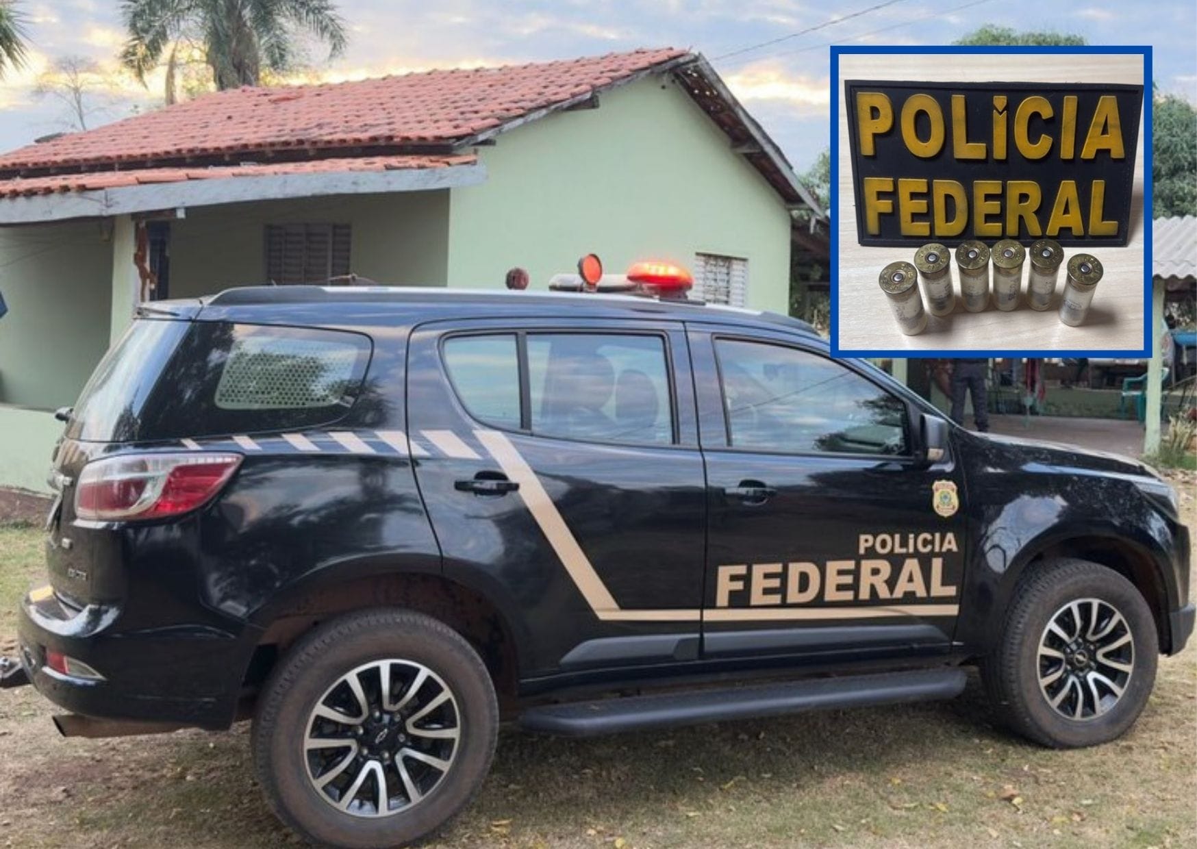 PF prende suspeito e apreende munições em operação contra tráfico em Cáceres; veja vídeo