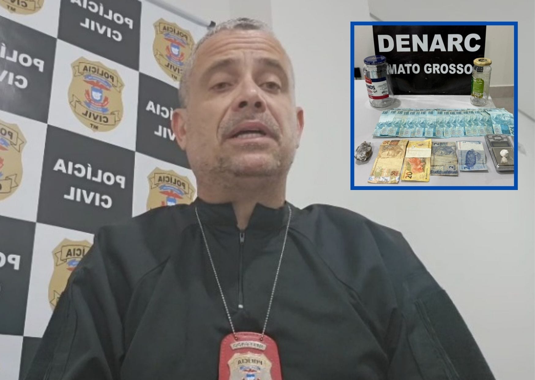 Delegado aponta estrutura organizada em esquema de tráfico e armas em Cuiabá