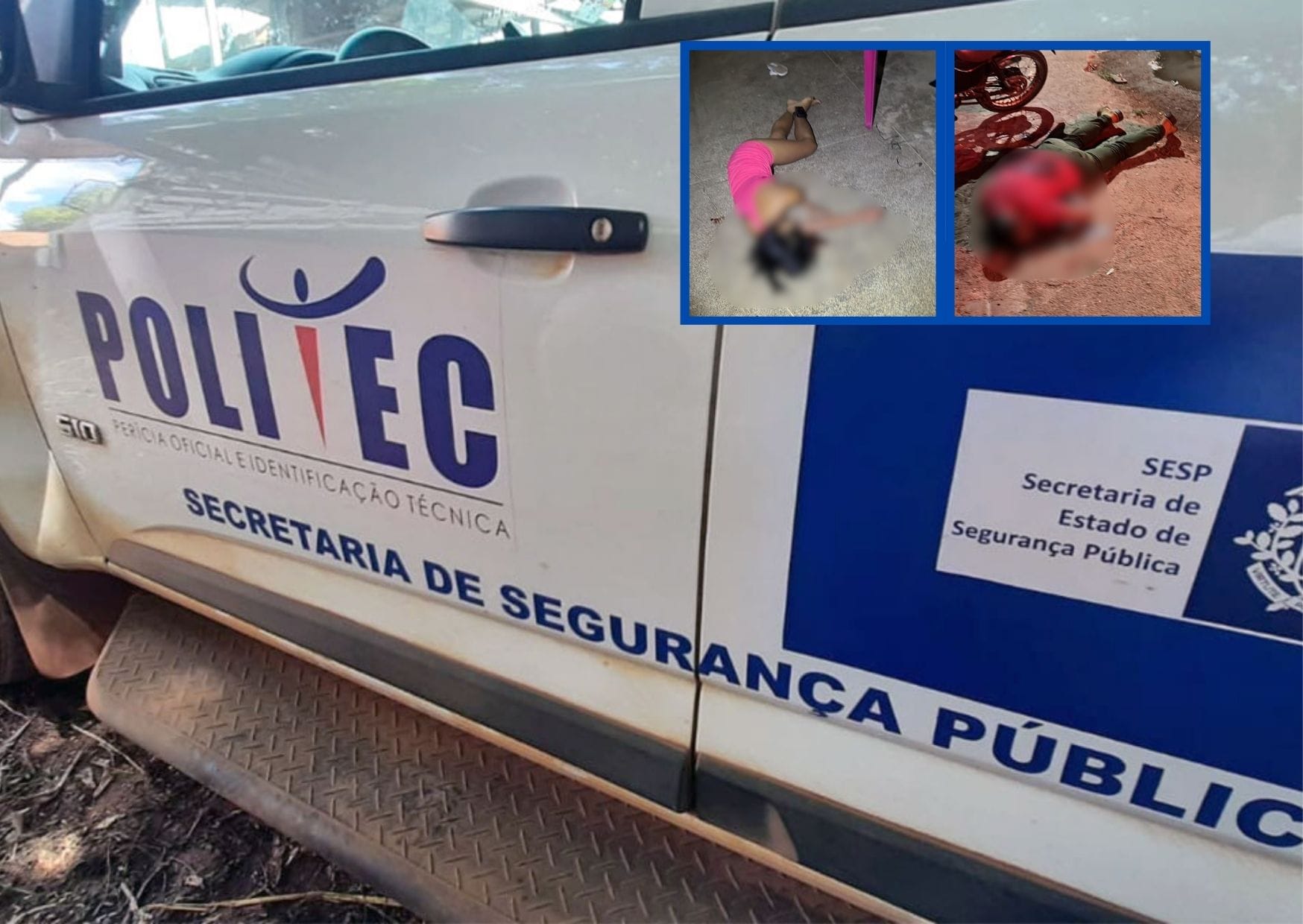 Mulher ligada ao Comando Vermelho e homem são mortos a tiros em bar no MT