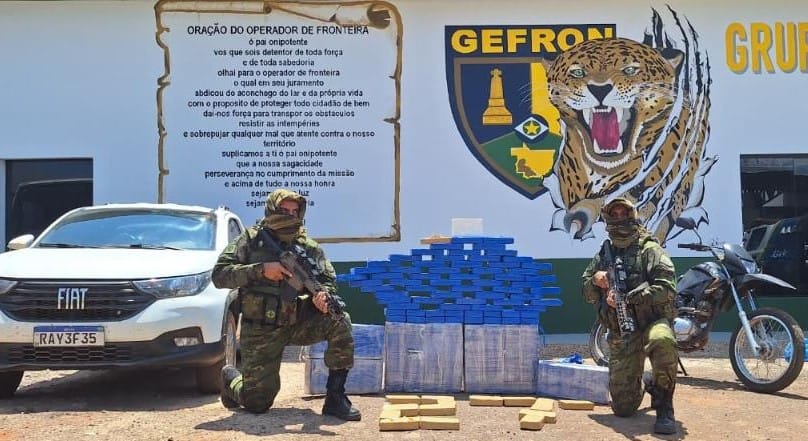 Forças de segurança apreendem 200 kg de cocaína e causam prejuízo de R$ 5 milhões ao tráfico em MT
