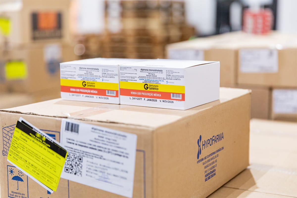 Compra de R$ 59 milhões garante abastecimento de medicamentos para a população cuiabana