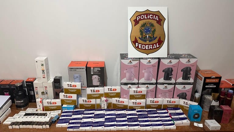 PF apreende medicamentos ilegais e prende suspeito em fiscalização na MT-100