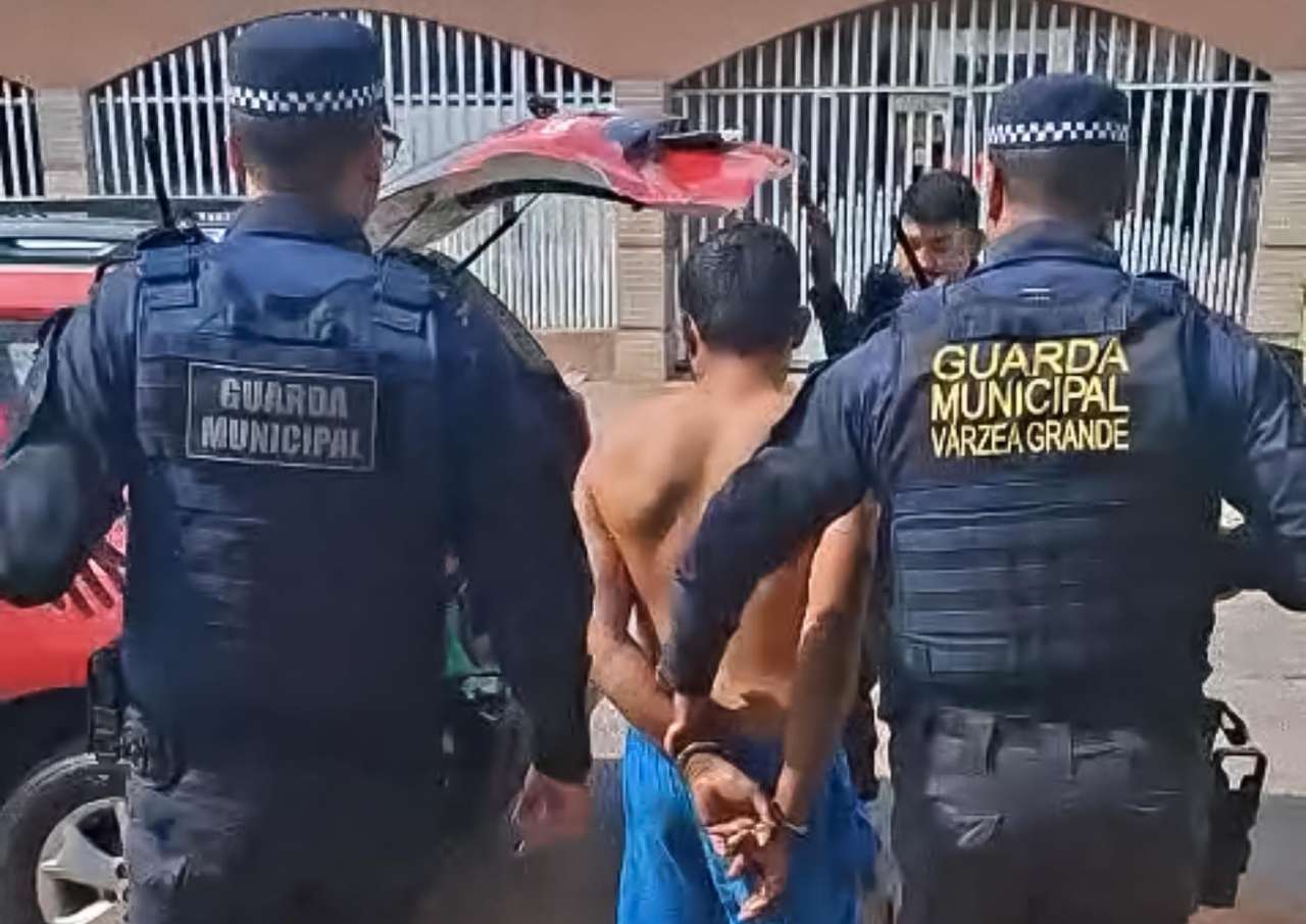 Homem é preso por agredir mulher em residência no Jardim Maringá II, em Várzea Grande