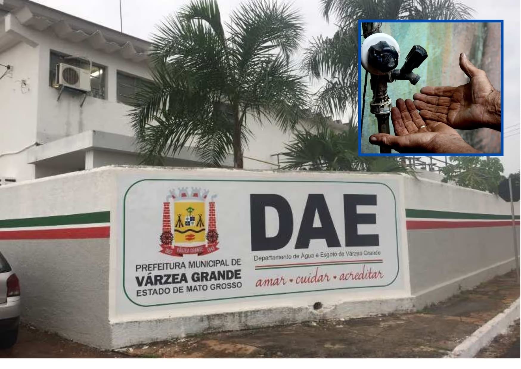 Várzea Grande volta a sofrer com falta de água e presidente da Câmara cita abandono