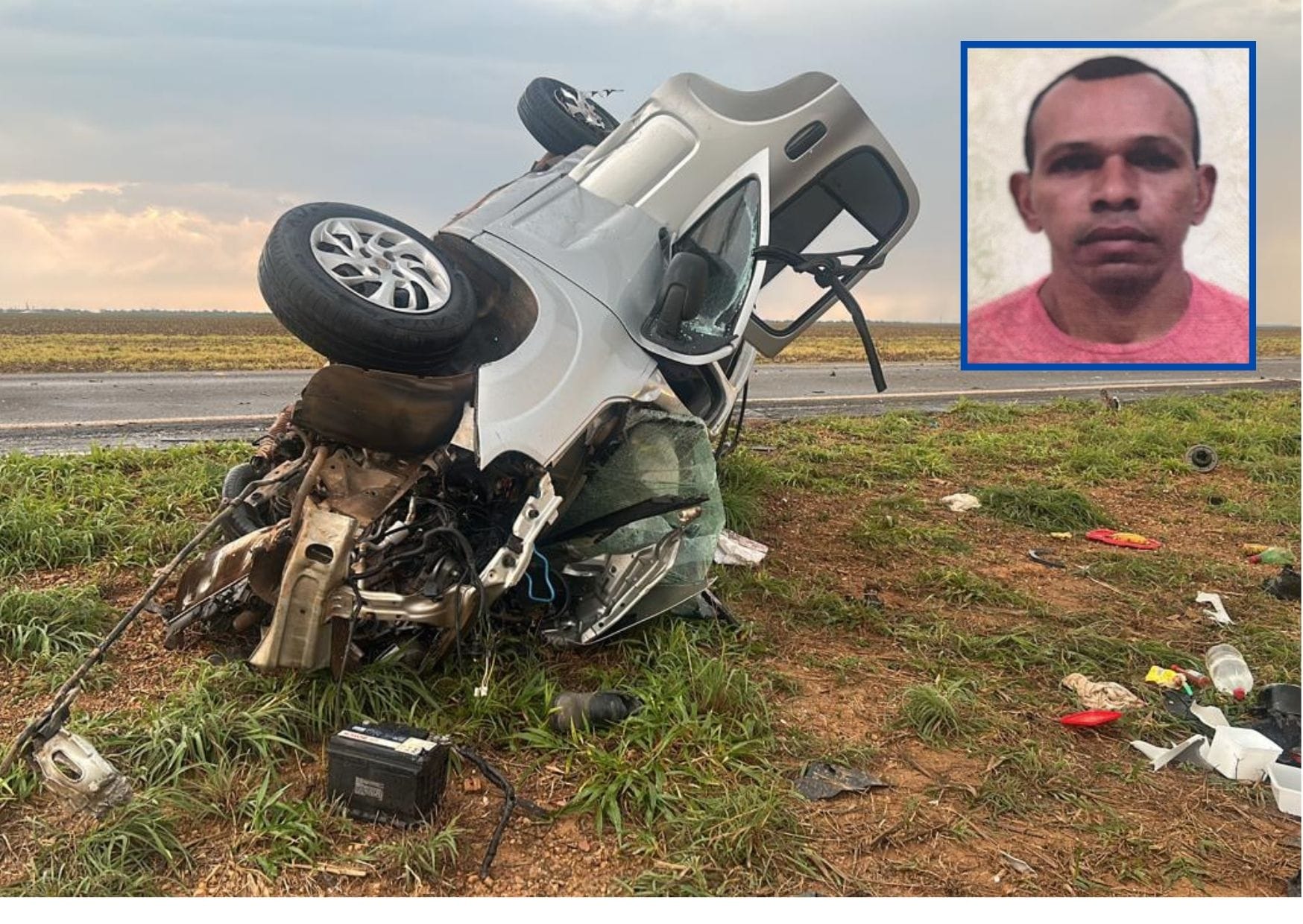 Motorista não resiste aos ferimentos e morre após colidir de frente com uma Amarok; veja vídeo