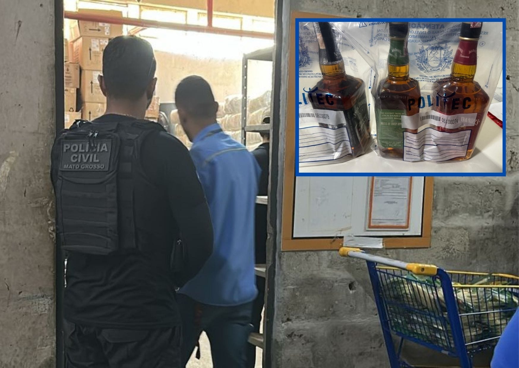 Polícia Civil investiga suspeita de metanol em bebidas vendidas em supermercados de MT