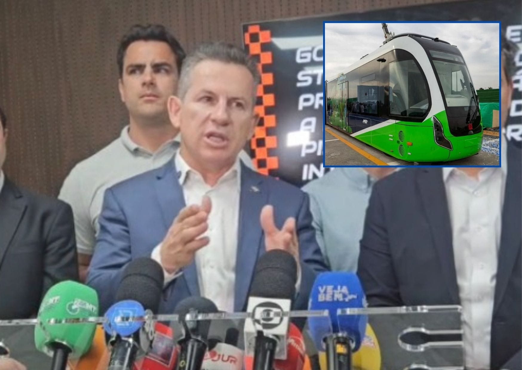 Mendes avalia implantação do Bonde Urbano Digital em Cuiabá e Várzea Grande