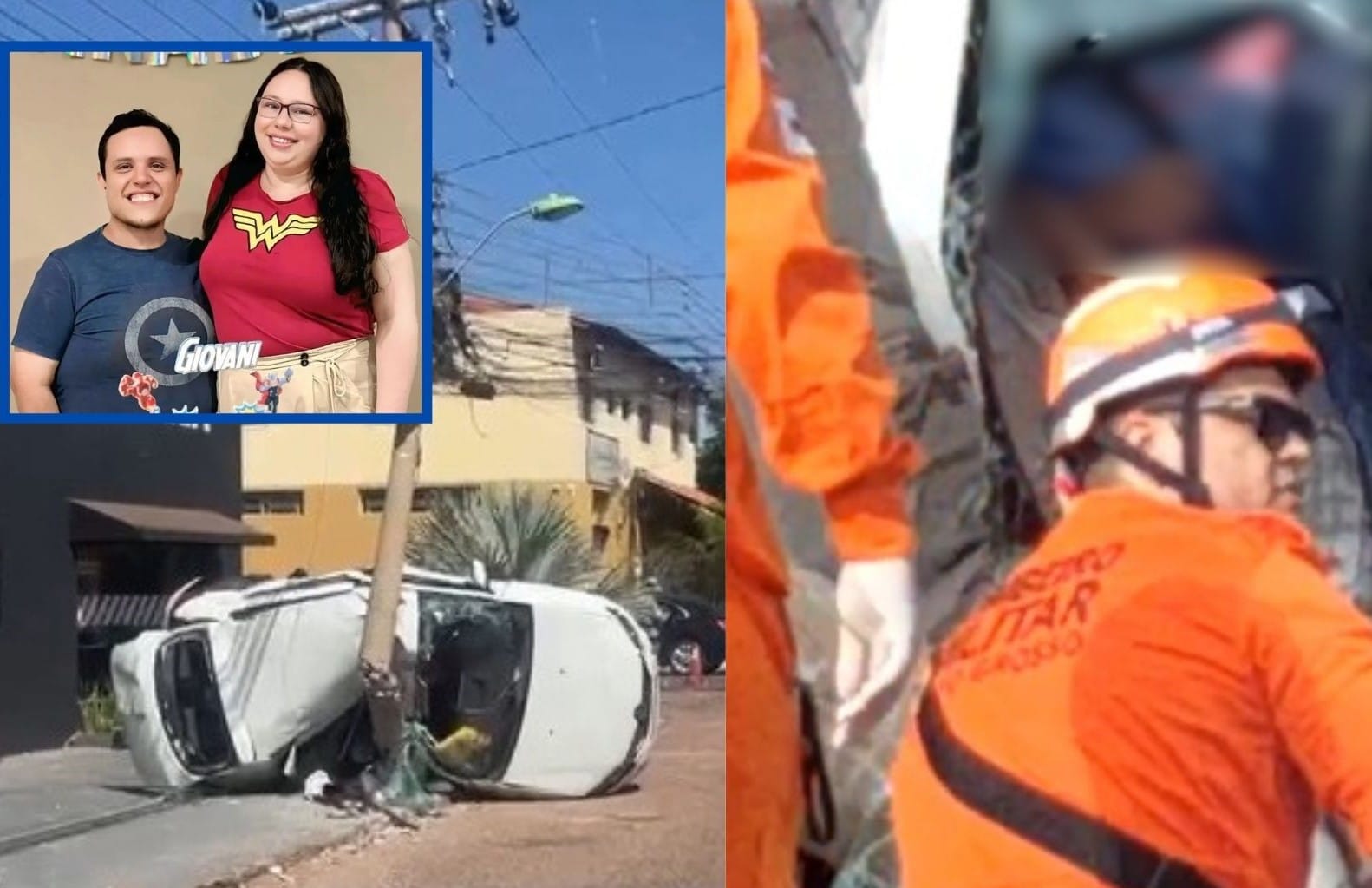 Casal morre em grave acidente de trânsito na avenida Joinville, no bairro CPA 1