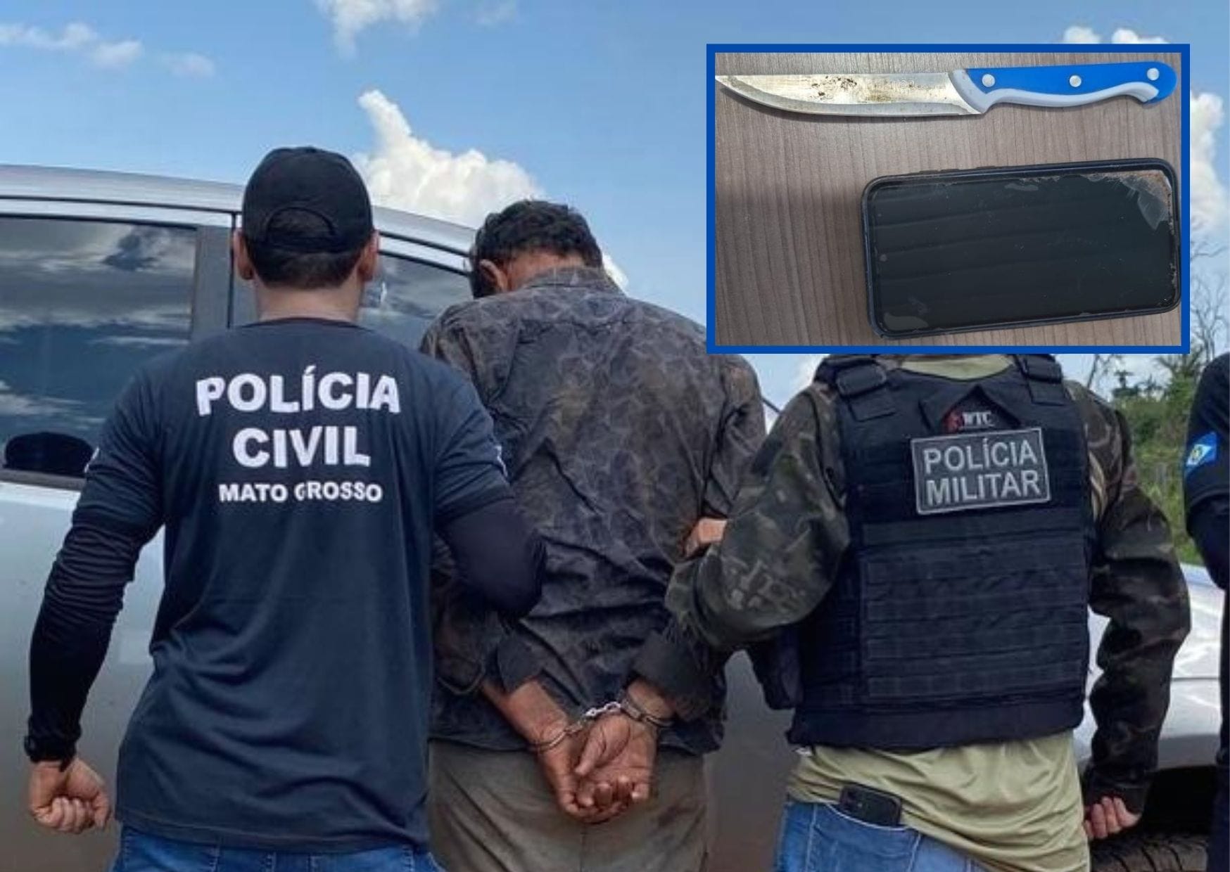 Suspeito de feminicídio e homicídio em Marcelândia é preso em ação policial