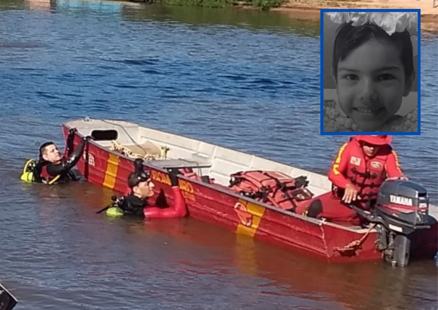 Após buscas do Corpo de Bombeiros, criança de 6 anos é encontrada morta no rio Garças