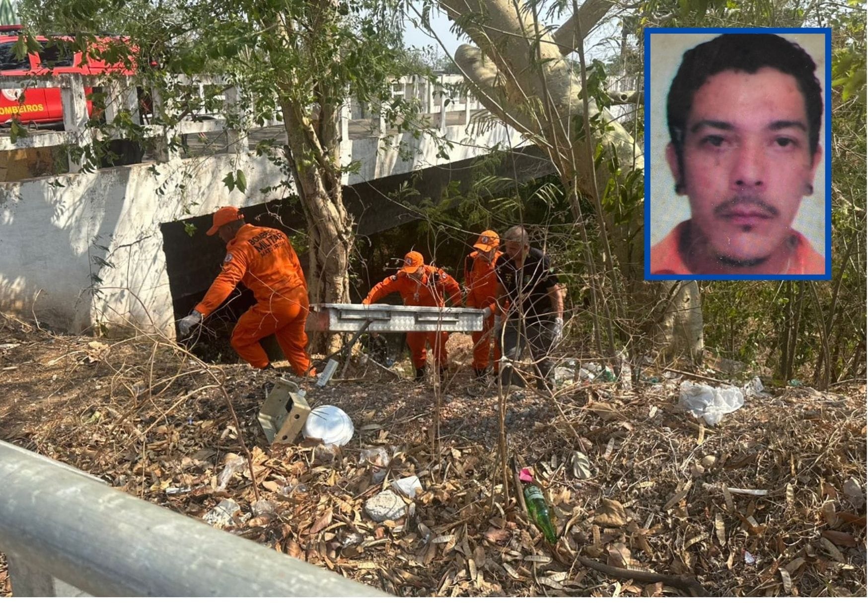 Homem é encontrado morto no rio em Cuiabá após possível crise epiléptica