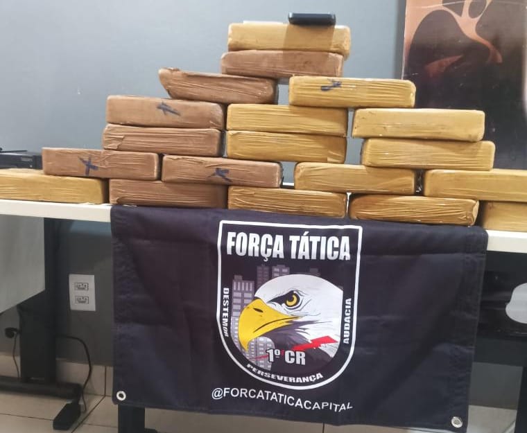 Homem é preso em flagrante com 19 tabletes de pasta base de cocaína em Várzea Grande