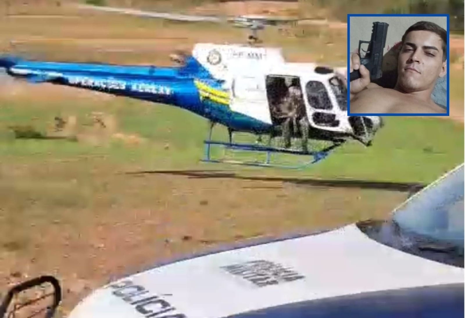 Suspeito reage e troca tiros com a PM; vítima de 13 anos é baleada durante fuga de criminosos