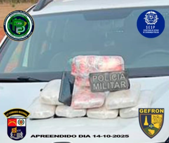 Gefron e PM e Exército frustram transporte de maconha avaliado em R$ 8 mil em Canarana