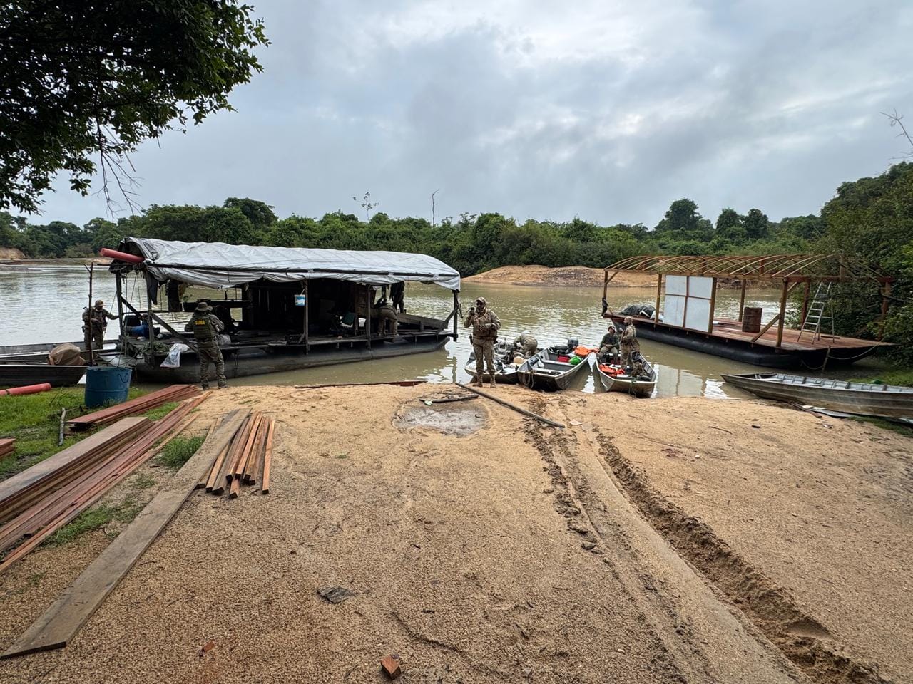 PJC desmonta esquema de garimpo ilegal que devastava rios em MT; veja vídeo