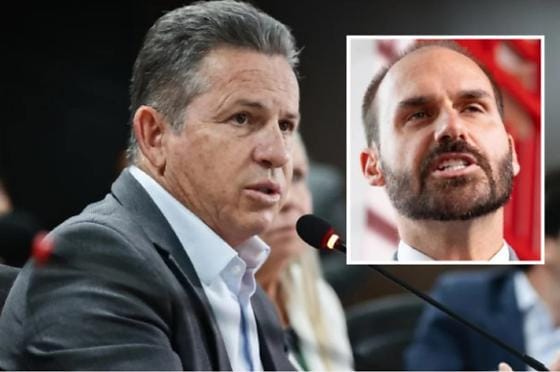 Mauro Mendes dispara contra Eduardo Bolsonaro: “Está louco e fora da realidade”