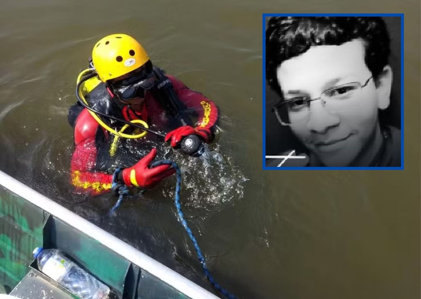 Bombeiros localizam corpo de jovem que se afogou no Rio Sucuri, em Várzea Grande