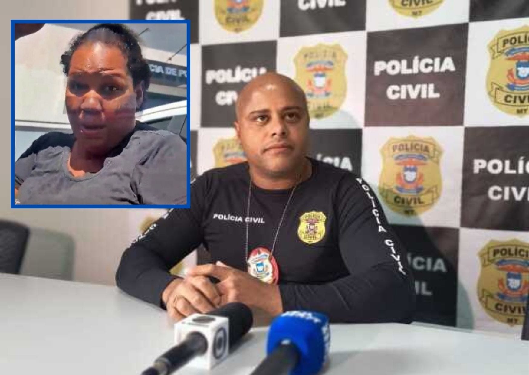 Delegado descarta legítima defesa em caso de mulher que matou o marido em Cuiabá