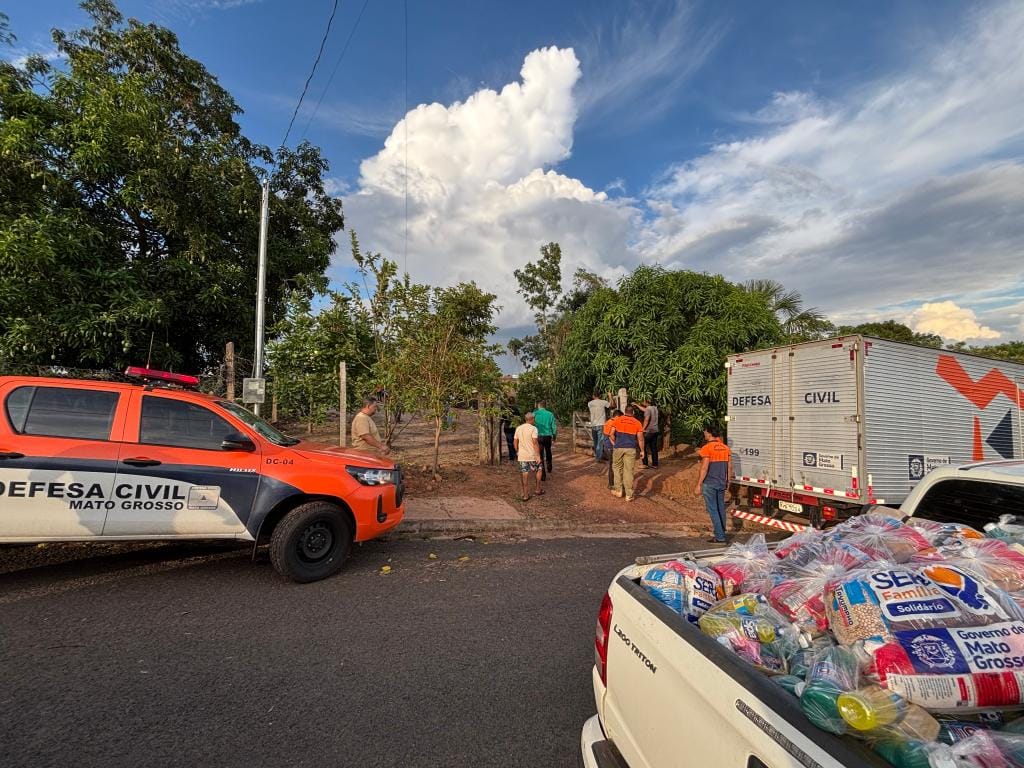 Governo de MT envia ajuda emergencial a General Carneiro após fortes chuvas e vendaval