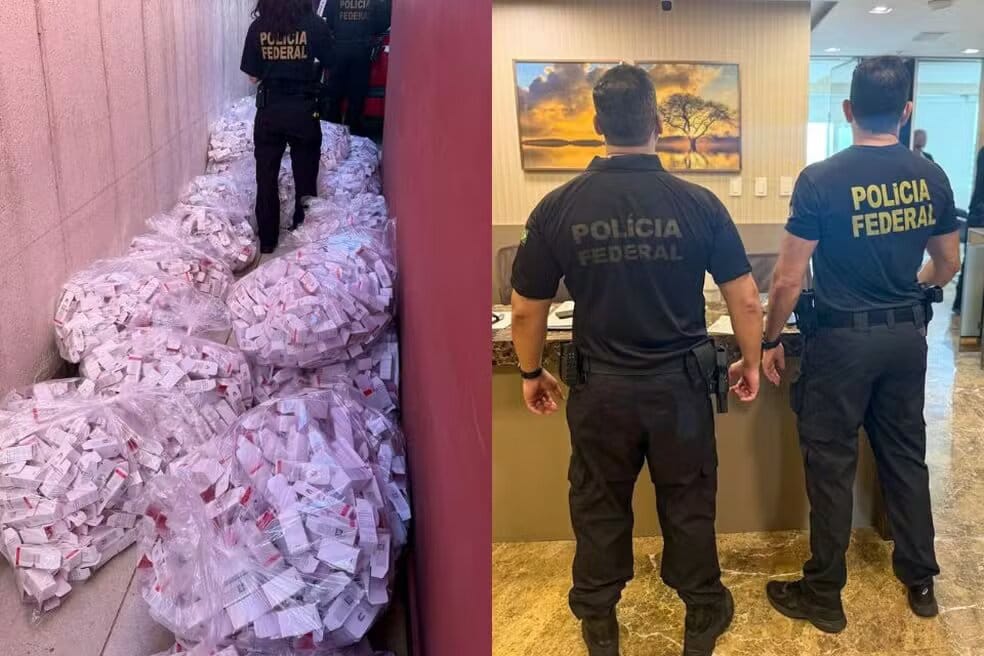 PF desmantela esquema do Mounjaro ilegal e apreende avião e carros de luxo