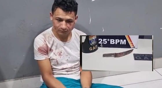 Mulher é esfaqueada por vizinho após recusar pedido de namoro em Várzea Grande