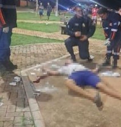 Grupo armado mata jovem de 22 anos em praça na região central de Barra do Bugres