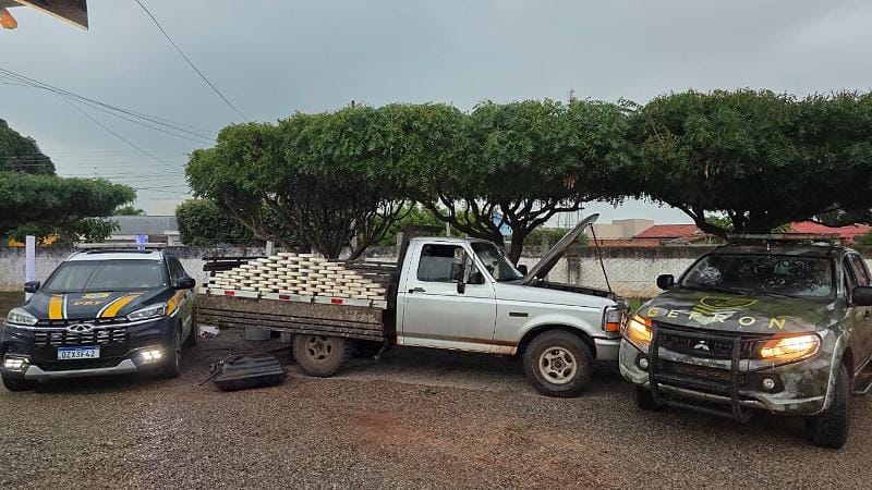 Carga avaliada em R$ 1,4 milhão é interceptada pelo Gefron e PRF no interior de Mato Grosso