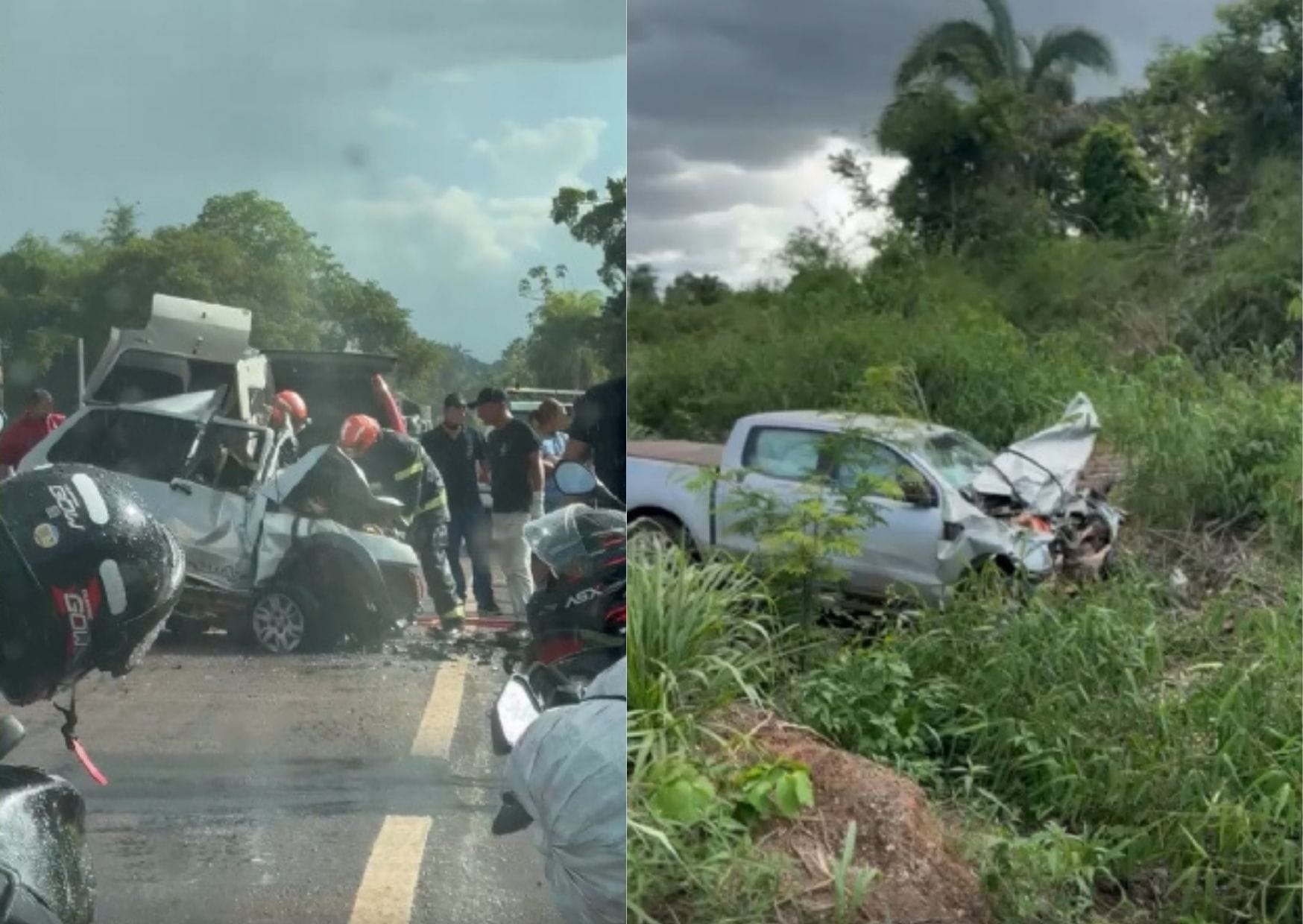 Jovem de 22 anos morre preso às ferragens após batida frontal em rodovia de MT