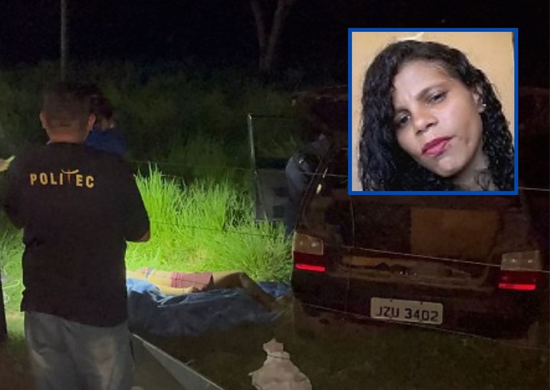 Polícia Civil identifica mulher encontrada morta em carro abandonado em Cáceres