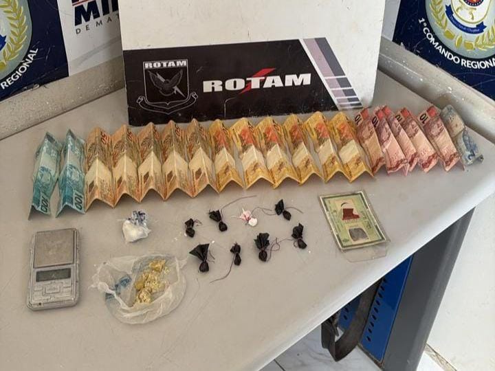 Traficante foragido da Justiça é preso em Cuiabá com porções de cocaína e dinheiro