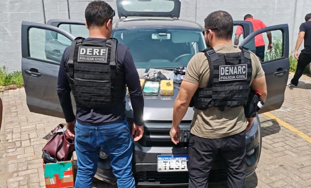 Traficantes são presos durante entrega de drogas em estacionamento de academia em VG