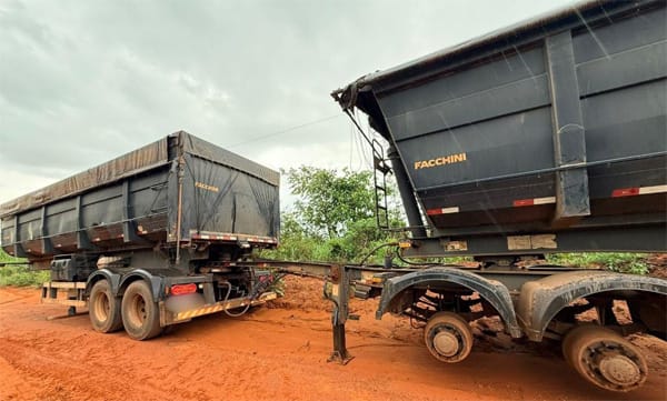 Polícia Civil recupera dois semi-reboques furtados em Rondonópolis durante ação em Guiratinga