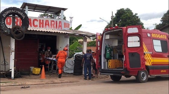 Atentado a tiros deixa homem em estado gravíssimo em borracharia