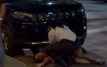 Mulher que tentou intervir em briga de bar em MT é atingida por voadora e cai desacordada