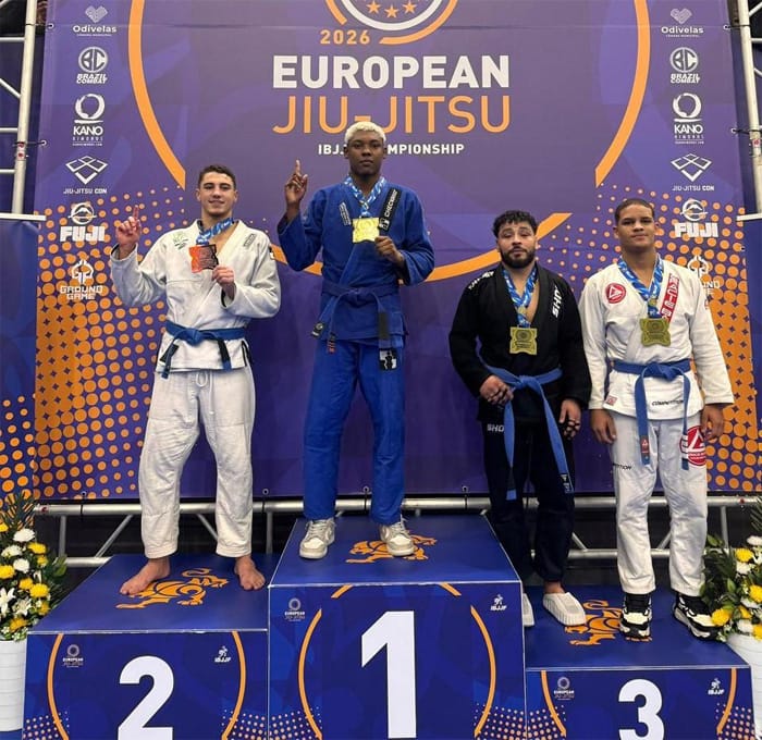 Atleta de Jiu-Jitsu da Rotam conquista medalha de ouro em campeonato europeu