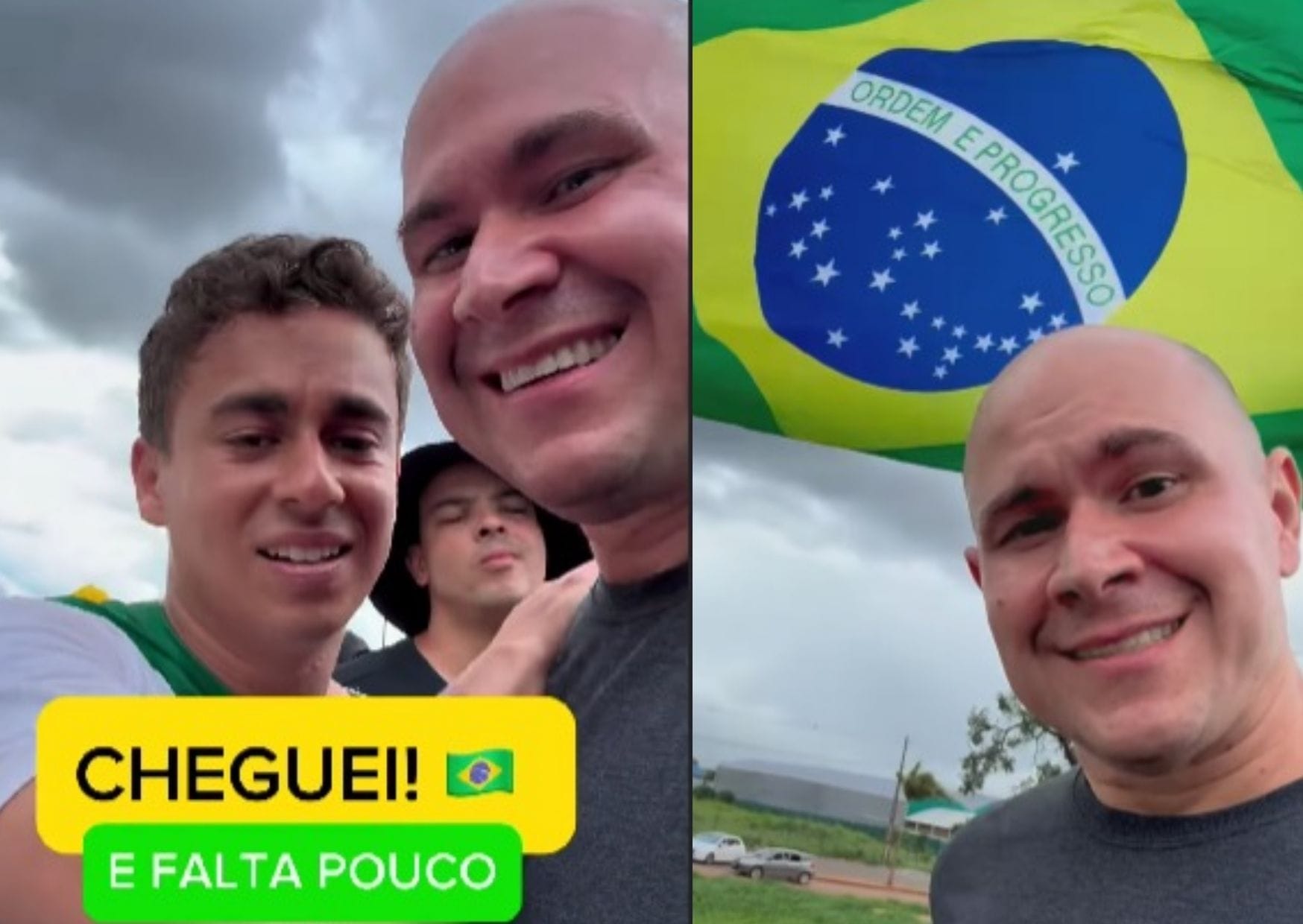 Abilio Brunini se junta a Nikolas em marcha rumo a Brasília