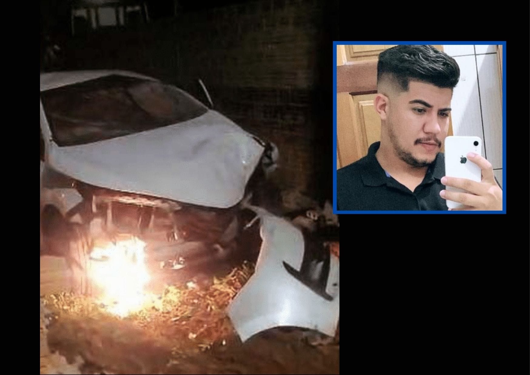 Jovem morre após carro atingir palmeira em Alta Floresta
