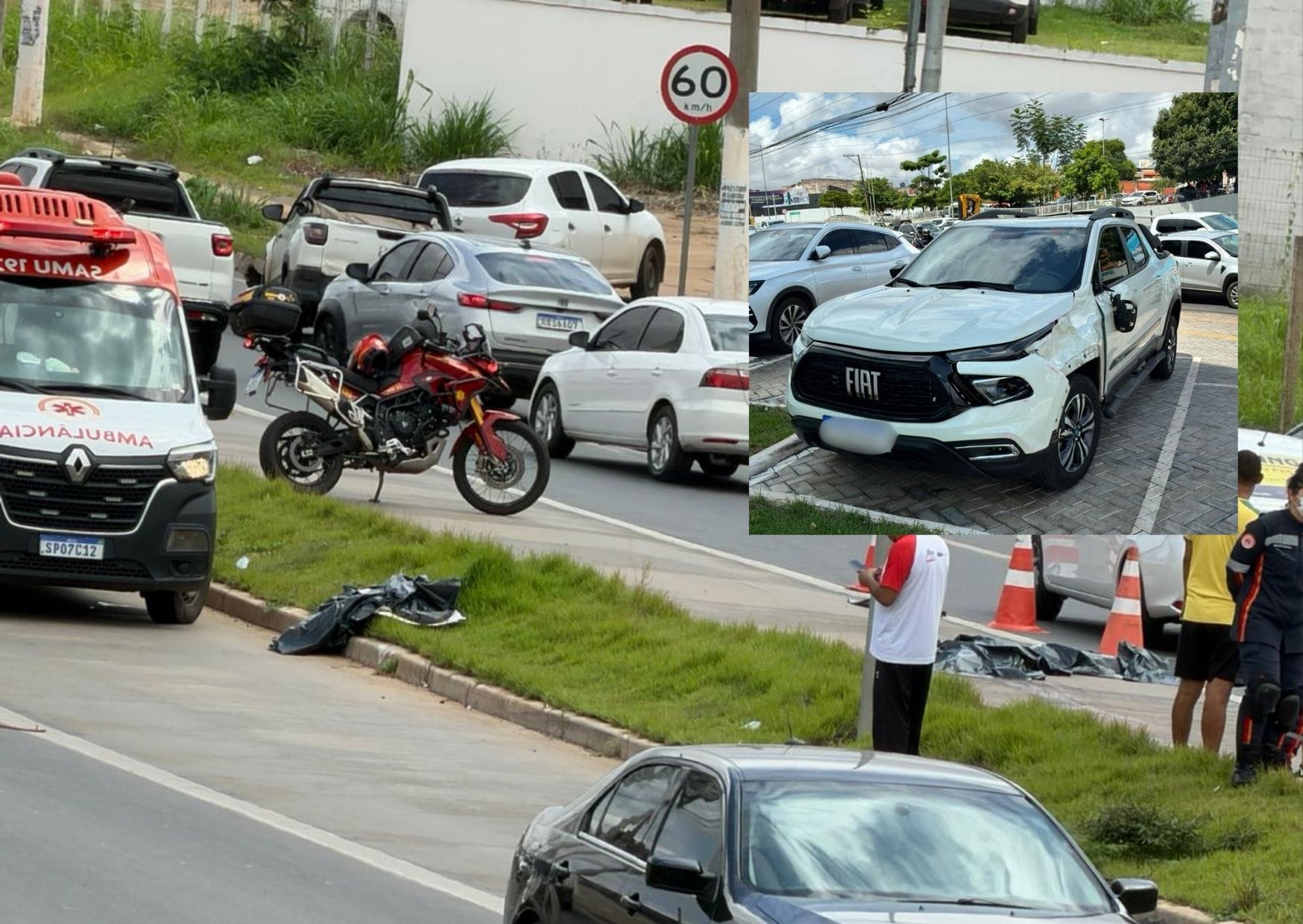 Motorista é preso após atropelar idosa na Avenida da FEB e fugir