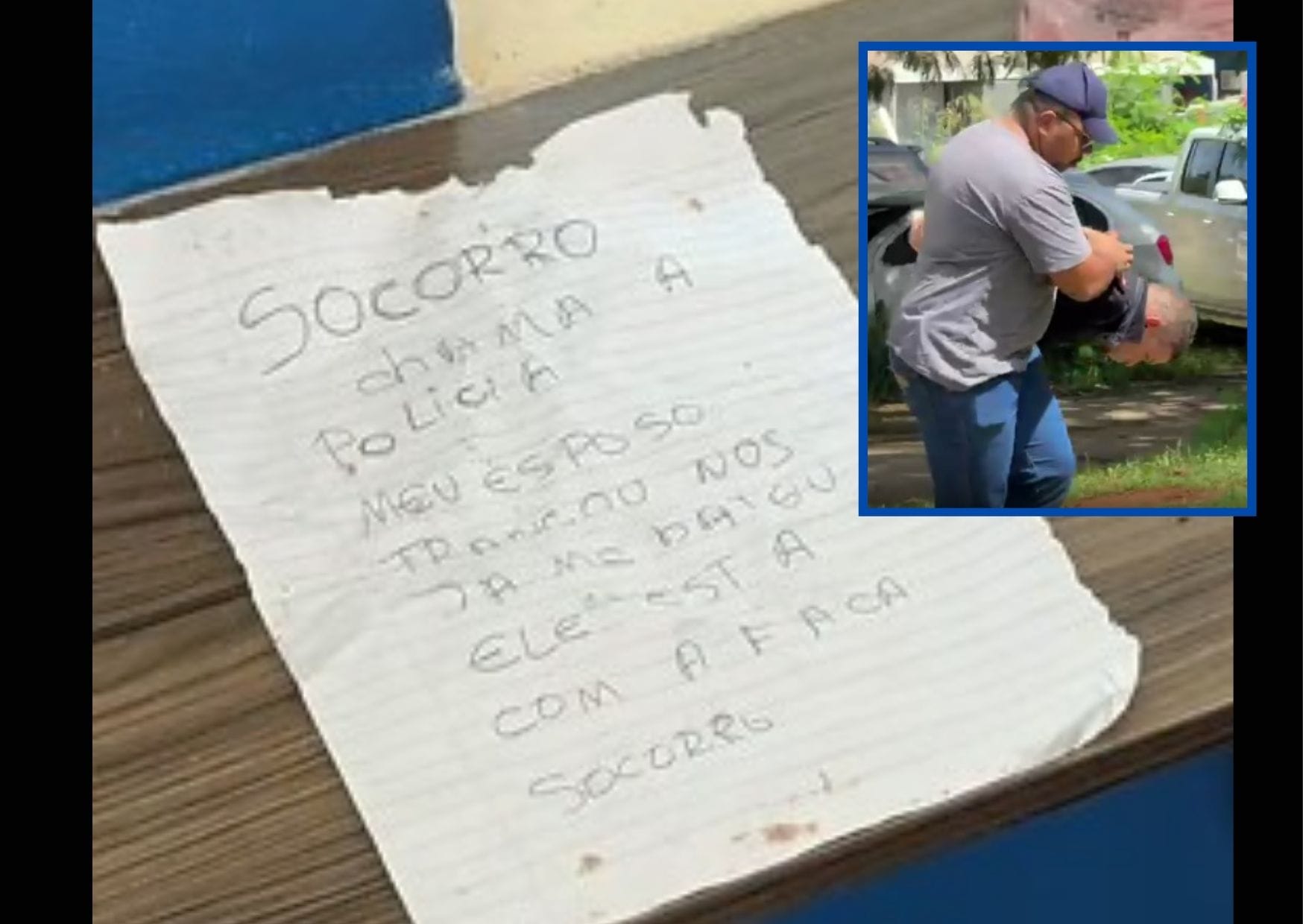 Bilhete de socorro leva polícia a resgatar mulher e crianças em Lucas do Rio Verde