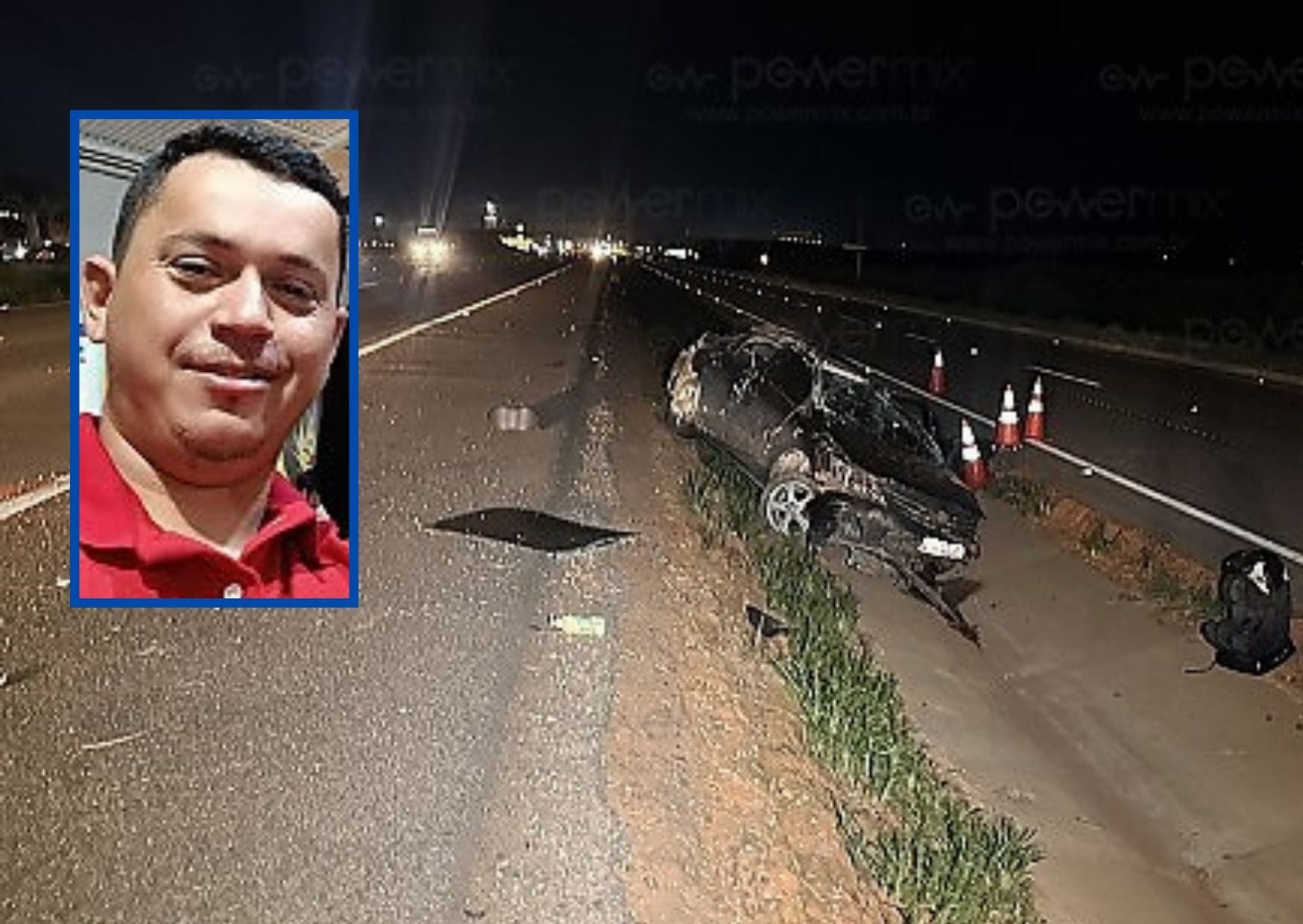 Motorista morre após perder controle e colidir na BR-163 em Nova Mutum