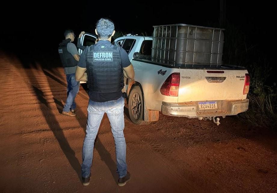 Motorista é preso e impede carga de diesel de chegar a garimpo ilegal na Sararé
